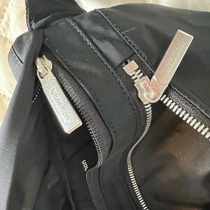 lululemon athletica Black Bag with Silver Accents